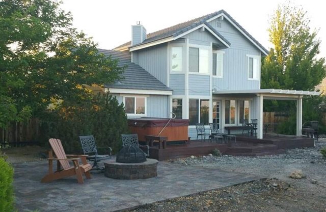 City Lights View of Reno Strip, Large Deck, Fire Pit