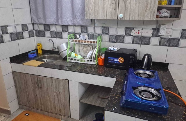 Clean, secure, easily accessible 1-bedroom apartment near Mombasa coastline.