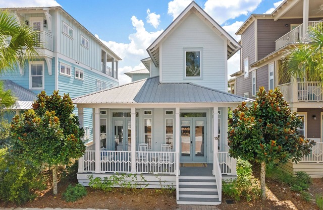 Coastal Escape w/Porches, BBQ & Easy Walk to Rosemary Beach | 30A Ciel Bleu