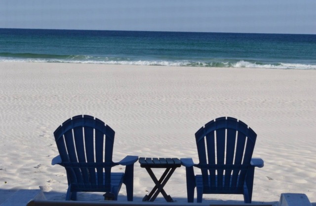 Come put your toes in the sand. This house is directly on the beach!