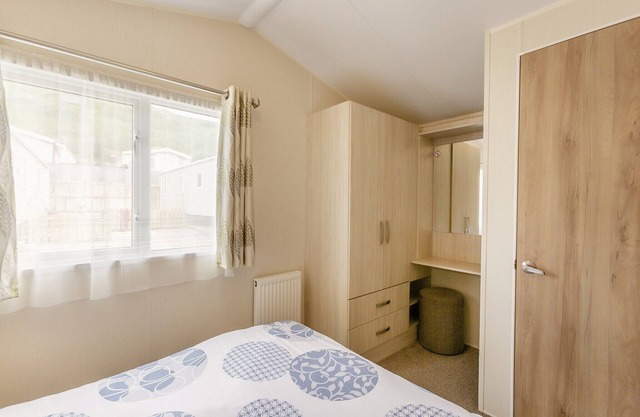Comfortable and modern 12ft-wide caravan.