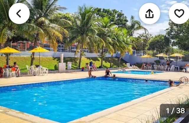 Comfortable apartment, in a closed condominium with complete leisure.