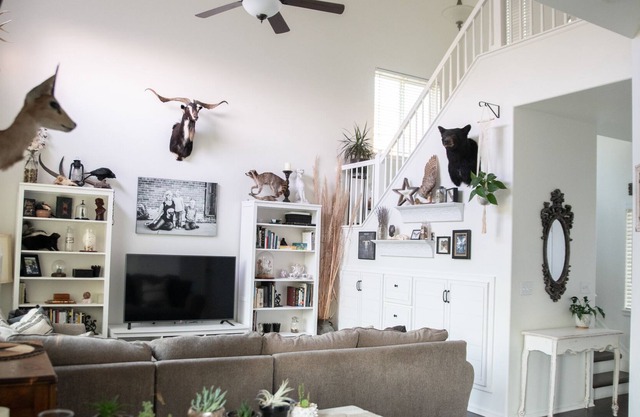 Comfortable home on quiet street with a large backyard, close to DIA