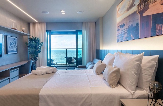 Comfortable Studio with Ocean View in Armação