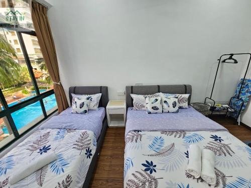 Costa Mahkota Malacca - Walking distance to Mahkota Parade, Mahkota Medical Centre, Jonker Street l Netflix l TV Games - 4pax