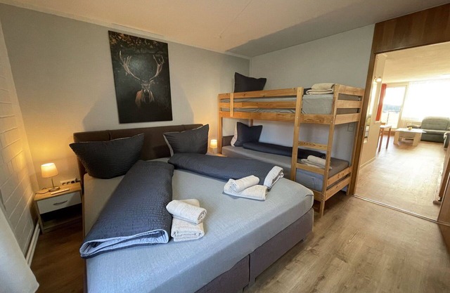Cosy apartment for 4 guests with pool, WIFI, TV, balcony and parking