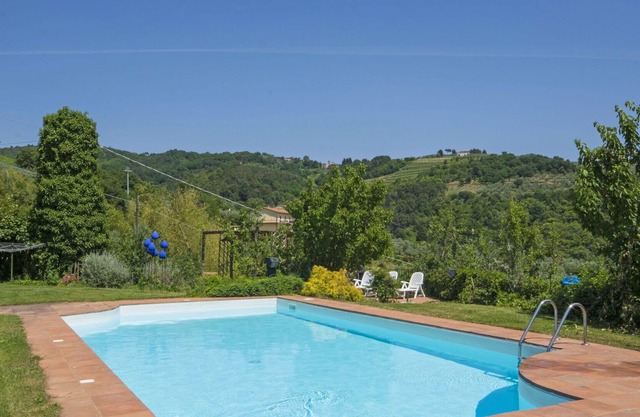 Cosy apartment in villa for 4 guests with pool, A/C, WIFI, TV, terrace, panoramic view and parking