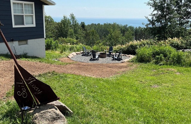 Cottage view over Lake Superior