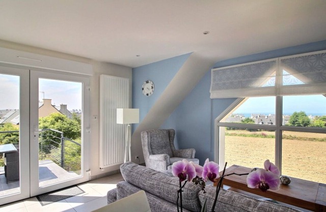 Couleurs du temps, 4 stars furnished tourist accommodation, in Roscoff with sea view