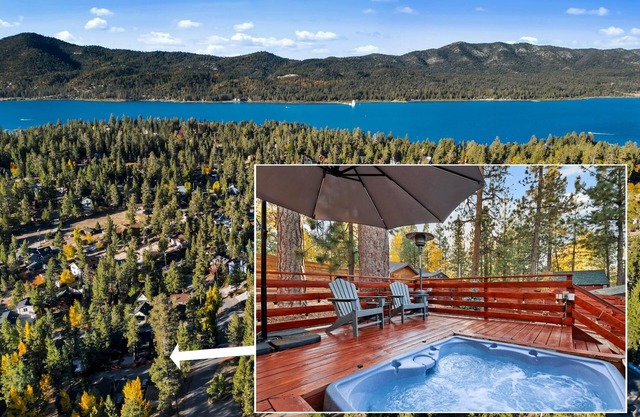 Cozy Bear Retreat by Destination Big Bear : Close to the Lake! Minutes to the Village! Hot Tub! BBQ! Tesla/EV Charger!