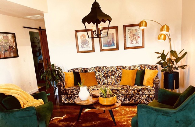 Cozy Boho Mid Century Cottage