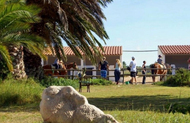 Cozy Cottage in Horse Farm 200m from the Beach