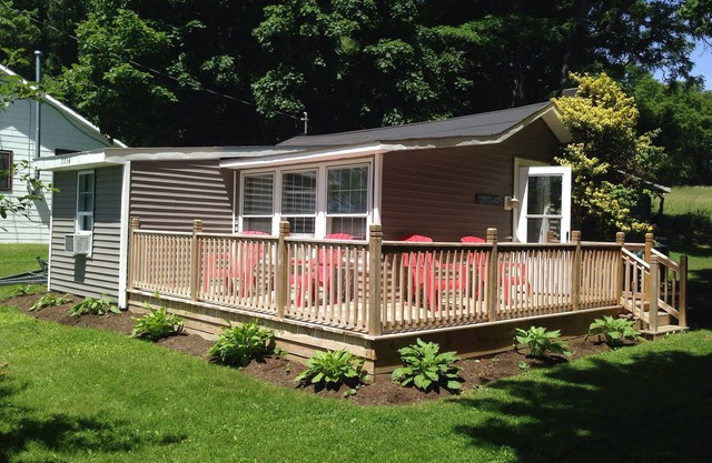 Cozy Lakefront Home on Lamoka With Dock Access, Front Deck & Fire-pit!