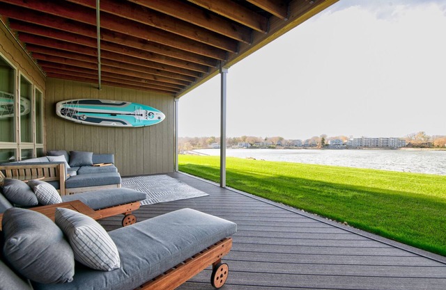 Cozy lakefront retreat, first level condo lakeside overlooking East Lake Okoboji