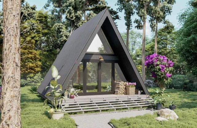 Creekside Luxe A-Frame Tiny Cabin 3