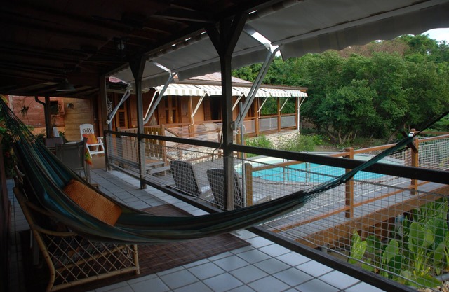 Creole wooden villa in a quiet residential area near the beach