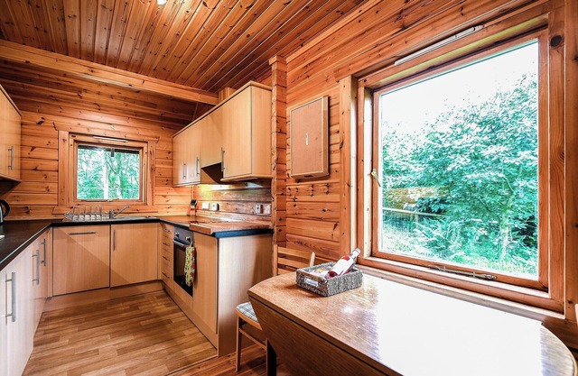 Criffel Lodge sleeps up to 6 people.