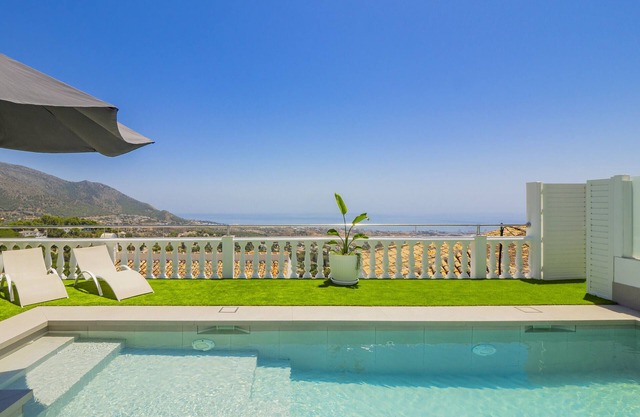 Cubo's La Santa Maria Mijas Pool & Sea View/urban/community pool/terrace/free Wi-Fi