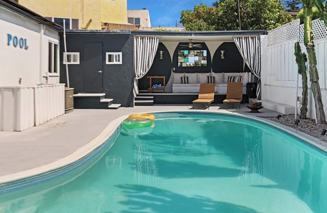 Custom home with cabana, heated pool, spa and view