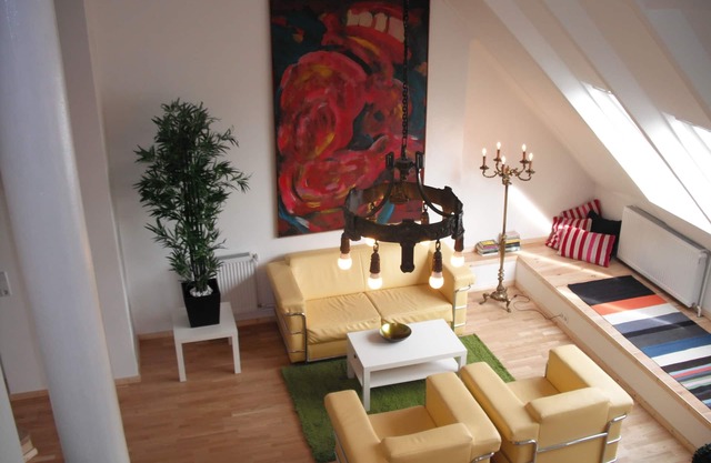 Loft above the rooftops of Berlin