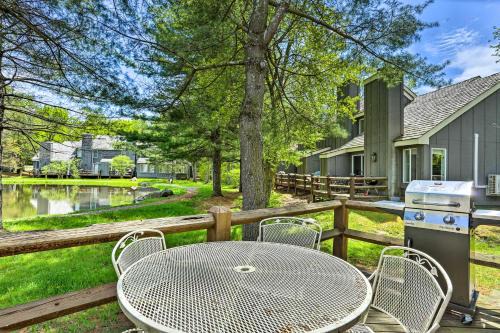 Deck and On-Site Fishing Pond Lake Harmony Home!
