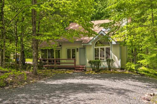 Deck and Resort Amenities Pocono Lake Home