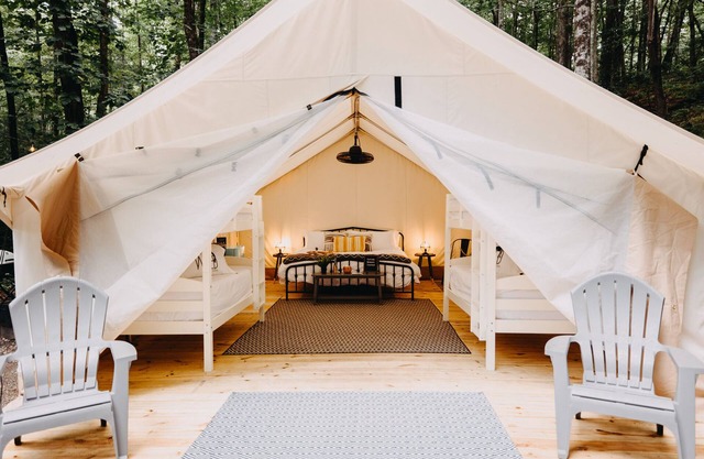 Deluxe Safari Tent Glamping at Unicoi in Helen GA - 14