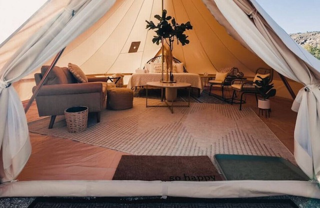 Desert Glamping Escape w/ Shared Bathroom: Saquaro at Ravari (5 of 6)