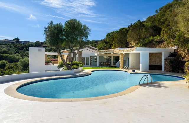 Design seafront property in Porto Rotondo with private pool and beach access