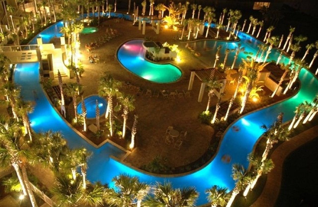 Destin West Villa 301, oceanview, wraparound balcony, lazy river, 6 pools, beach