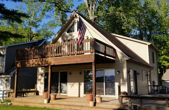 Devils Lake Vacation Home with 20 feet of Lake Frontage