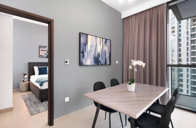 Direct Dubai Mall Access from Downtown Views 1 -Burj View from Swimming pool