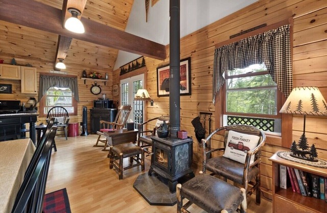 Discover All-Season Adventures at Our White Mountains Rustic Log Cabin Retreat!