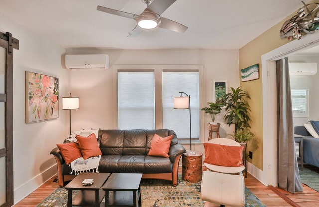 Dog-Friendly Second-Floor Retreat with WiFi, Private Patio, & Great Location