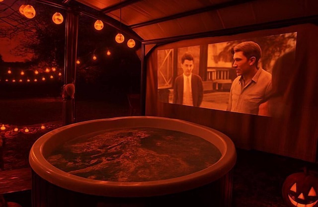 Dog-Friendly Spooky Glamping Pod With Hot Tub