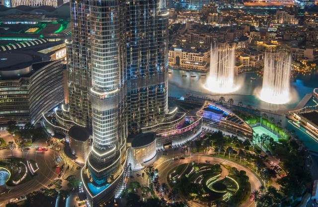 Downtown 3BR Luxe, Burj & Fountain View Bliss Near Dubai Mall