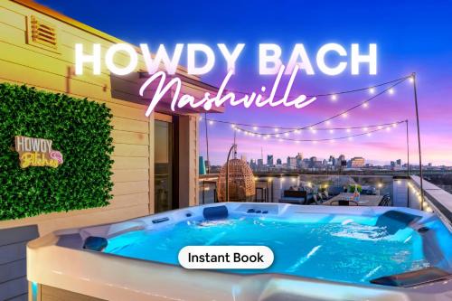 Downtown Nashville Hot Tub Game Room Karaoke