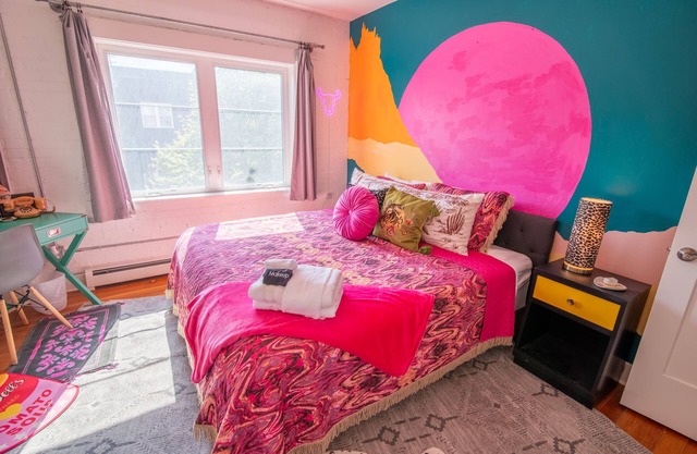 Downtown Rhinestone Cowboy Apartment. Creative fusion where LA meets Montana!