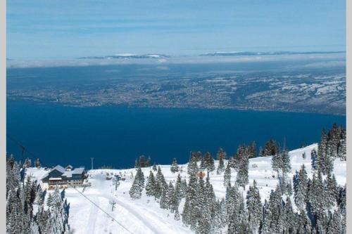Duplex en station vue sur lac Leman