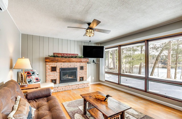 Eagle River Waterfront Home w/Dock & Fire Pit!