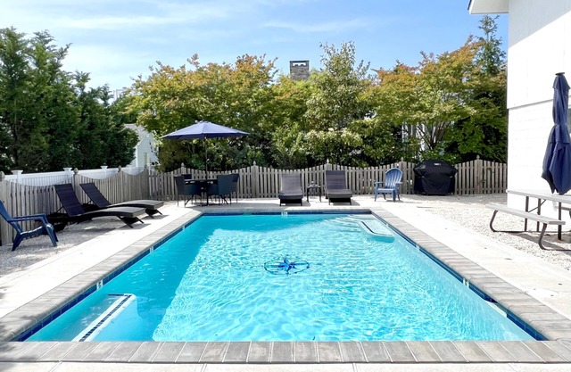 Easy Walk to Beach & Town. Private, heated pool!