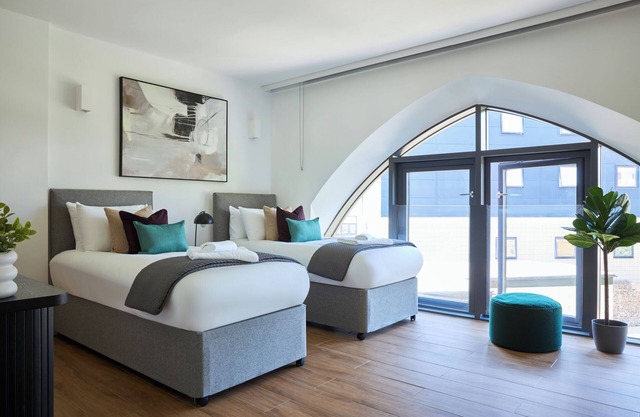 Elegant Former Church Apartments w/Stunning Views & Comfortable Amenities