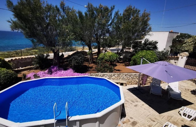 Emma's Beachfront Villa with pool, by Apulia home