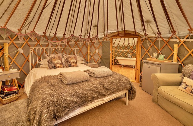 Enjoy a romantic getaway for two surrounded in the beautiful nature