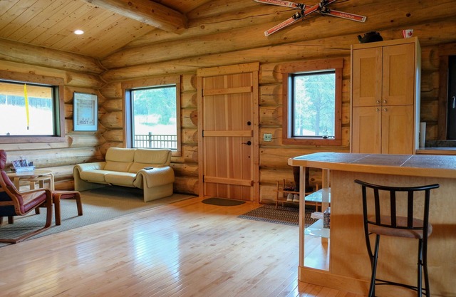 Entire custom crafted log Chalet near Fernie, B.C., sleeps 8