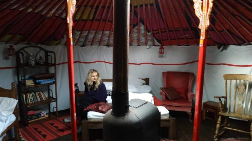 Escape to a cosy Yurt Retreat