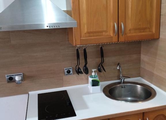 estudio con cocina y baño privado, uso del ATICO OPCIONAL