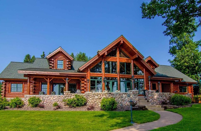 Exclusive Home On Chippewa Flowage- 3.6 acres with sand beach and two Private docks