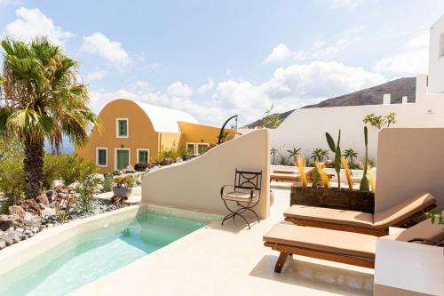 Exclusive Santorini Villa 3 Bedroom Villa Private Jetted Pool Sea & Phenomenal Sunset View Finikia