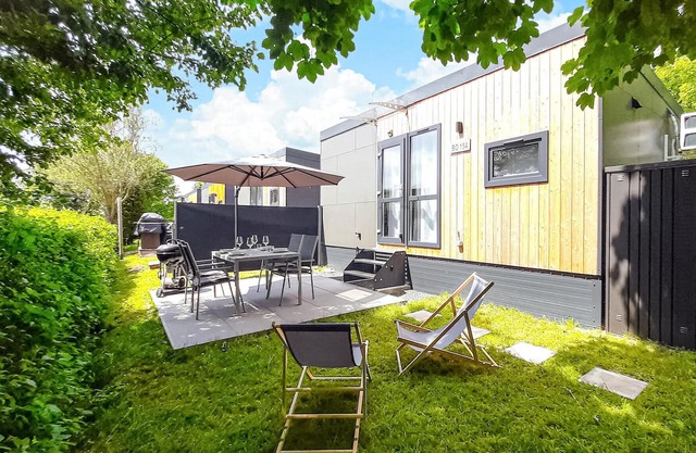 Experience a nice vacation in a real Tiny House ? directly on the Camping Park Wemding.